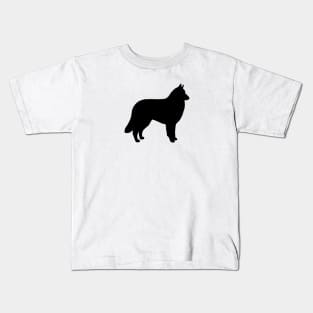 Belgian Tervuren Silhouette Kids T-Shirt